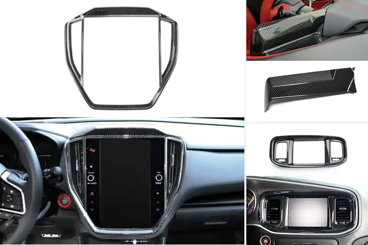 Detailed view of Best Carbon Fiber Screen Trim Covers