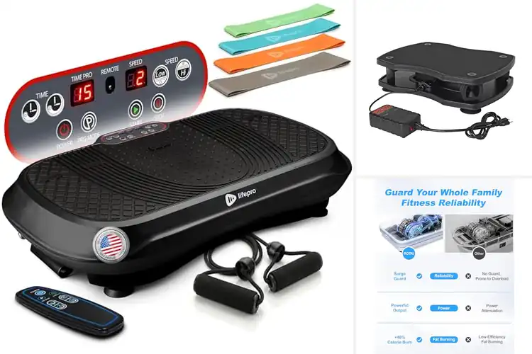 Detailed view of Best High-Tech Vibration Plates