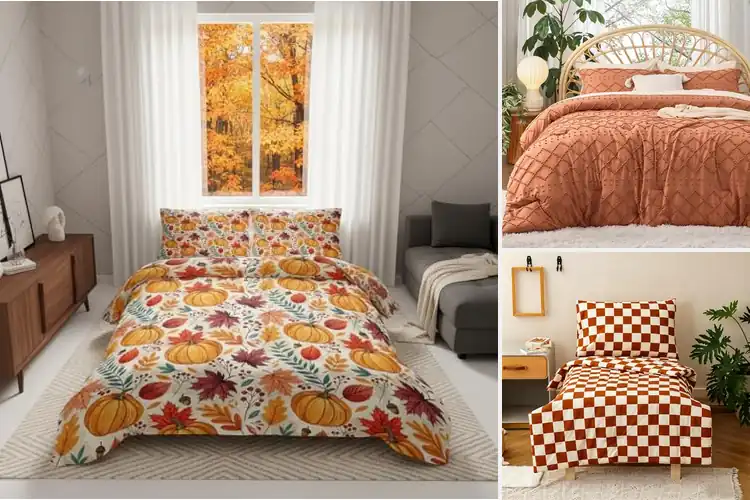 Detailed view of Best Kids Pumpkin Bedding Sets: Cozy, Fun & Durable Picks