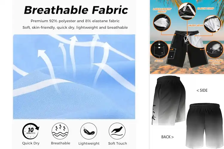 Detailed view of Best Men’s Swim Shorts