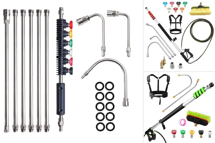 Detailed view of Best Multi-Section Pressure Washer Wands