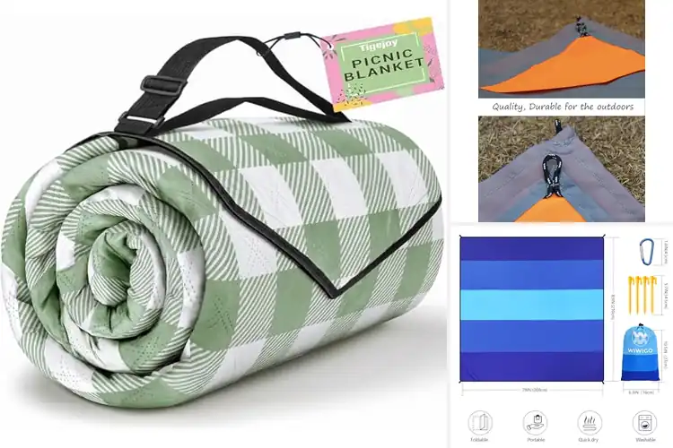 Detailed view of Best Sandproof Camping Blankets: Stay Sand-Free Outdoors