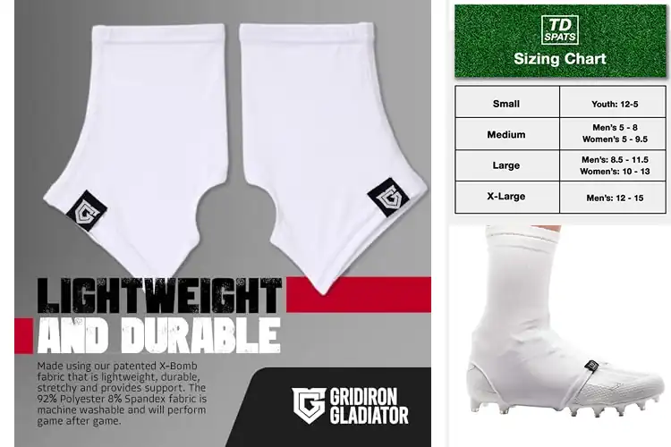 Detailed view of Best Spats For Cleats: Top 10 Picks for Ultimate Performance