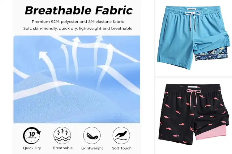 Detailed view of Best Swim Trunks With Liners: Top Picks for Comfort & Style