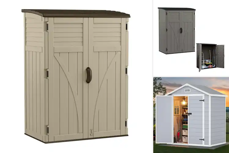 Detailed view of Best Vertical Resin Storage Sheds